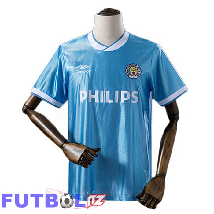 Camisetas De Futbol Manchester City Retro Primera Azul 1986-1987