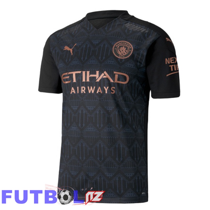 Camisetas De Futbol Manchester City Retro Segunda Negro 2020-2021