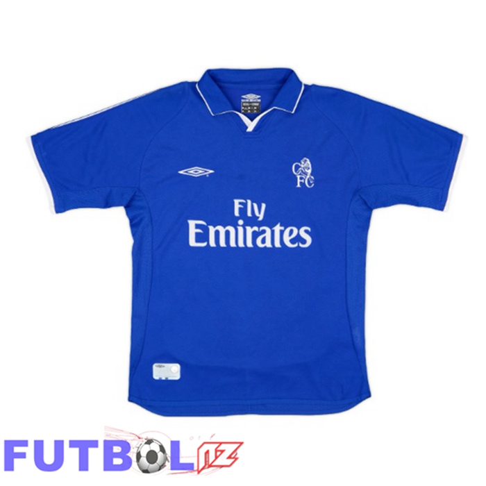 Camisetas De Futbol FC Chelsea Retro Primera Azul 2001-2003