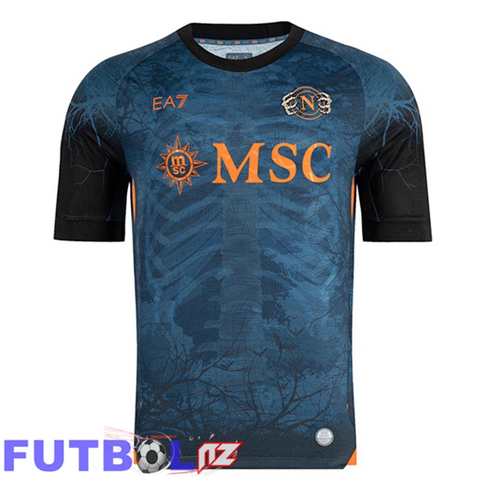 Camisetas De Futbol SSC Napoli Halloween Azul 2025/2026