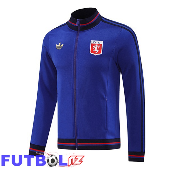 Chaquetas Futbol lyon OL Azul 2025/2026