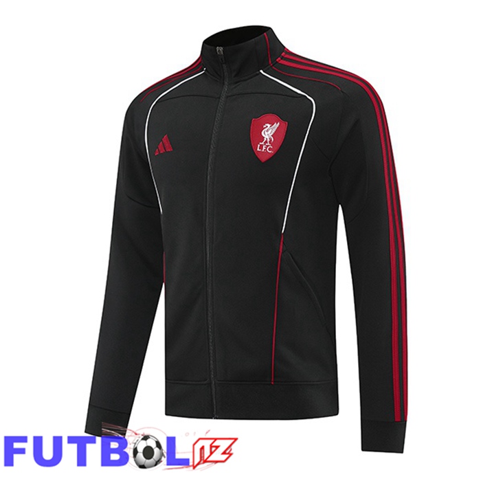 Chaquetas Futbol FC Liverpool Negro 2025/2026