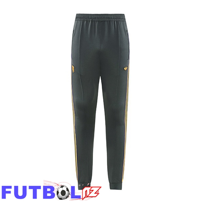 Pantalon Entrenamiento Manchester United Gris 2025/2026