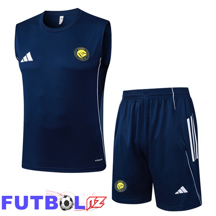 Chalecos De Futbol Al-Nassr FC + Cortos Azul Real 2025/2026