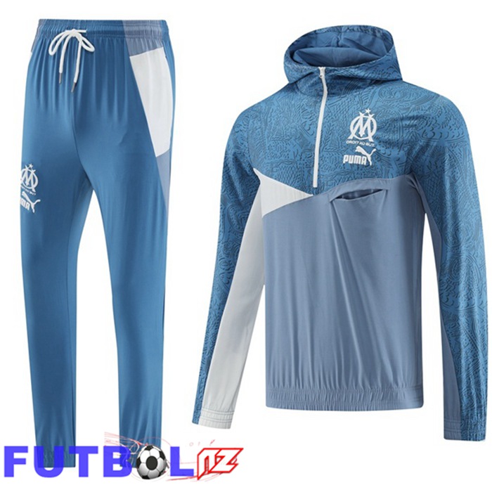 Chandal Futbol - Rompevientos Marsella OM Azul 2025/2026