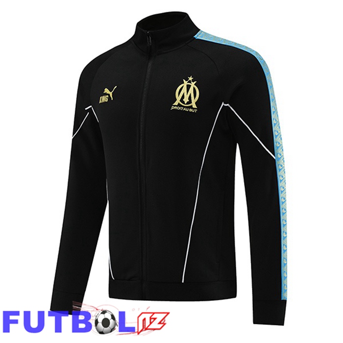 Chaquetas Futbol Marsella OM Negro 2025/2026