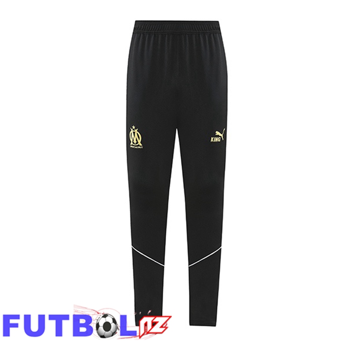 Pantalon Entrenamiento Marsella OM Negro 2025/2026