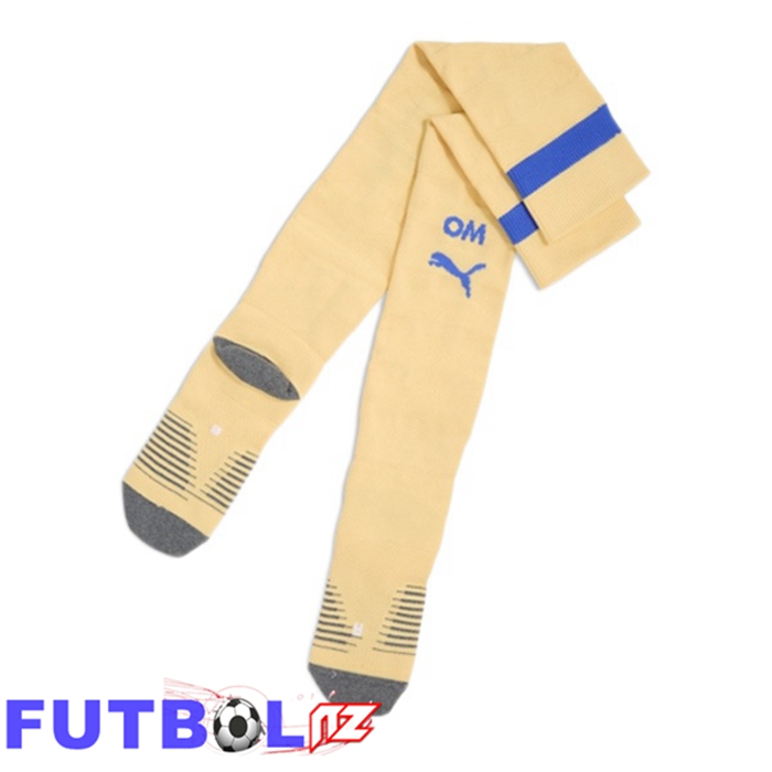 Calcetines De Futbol Marsella OM Cuarta Amarillo 2025/2026