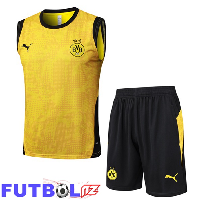 Chalecos De Futbol Dortmund BVB + Cortos Amarillo 2025/2026