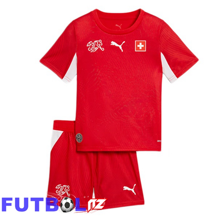 Camisetas De Futbol Suiza Ninos Primera Rojo 2026/2027