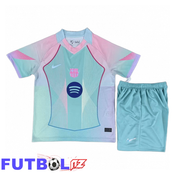 Camisetas De Futbol Barcelona Ninos Edición Especial Verde 2025 2026