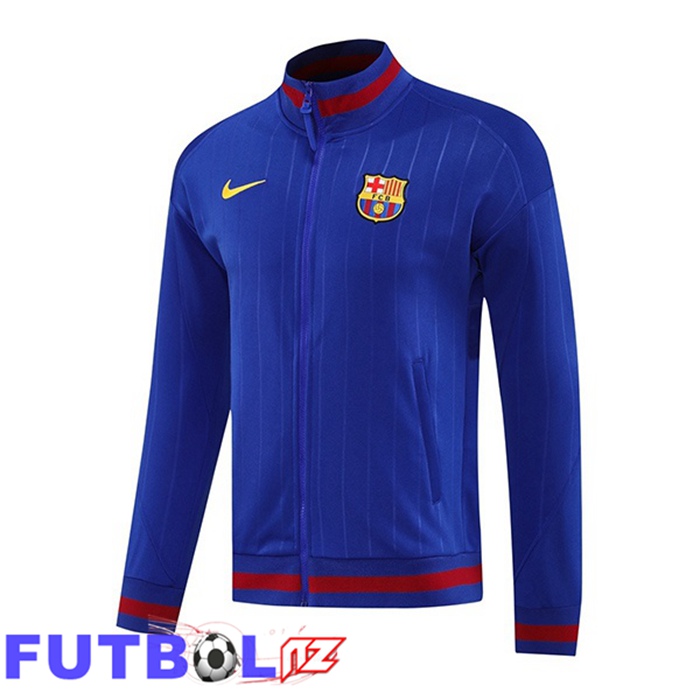 Chaquetas Futbol FC Barcelona Azul 2025/2026