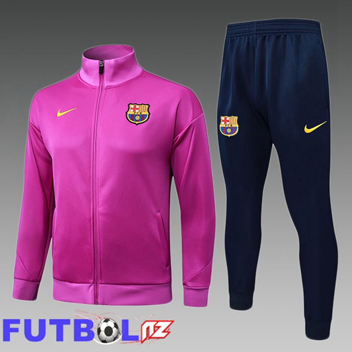 Chandal Equipos De Futbol - Chaqueta FC Barcelona Ninos Púrpura 2025/2026
