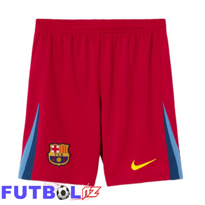 Cortos de Futbol FC Barcelona Cuarta Rojo 2025/2026