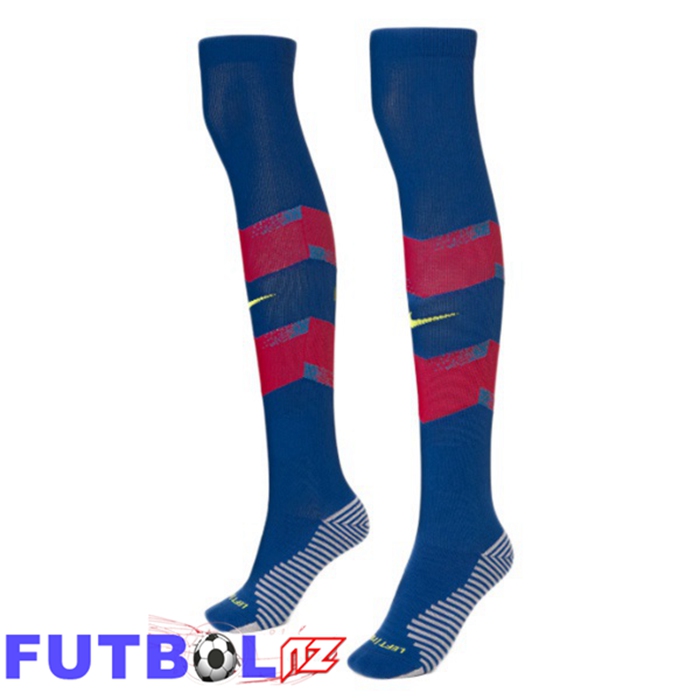 Calcetines De Futbol FC Barcelona Cuarta Azul Rojo 2025/2026