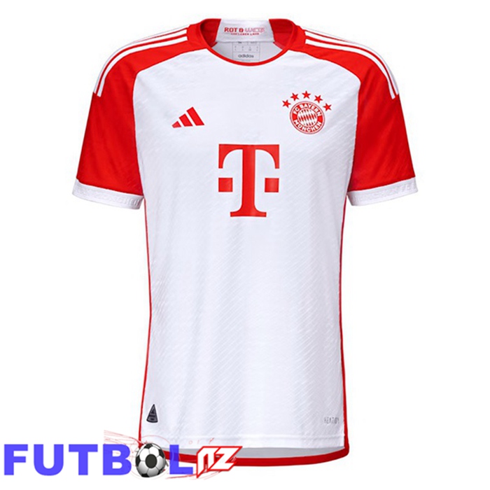 Camisetas De Futbol Bayern Munich Retro Primera Blanco Rojo 2023-2024