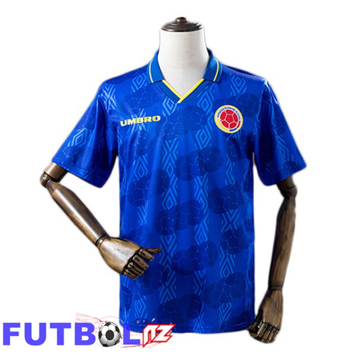 Camisetas De Futbol Colombia Retro Segunda Azul 1994
