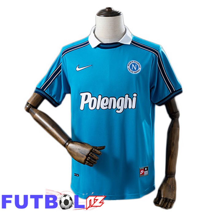 Camisetas De Futbol SSC Napoli Retro Primera Azul 1998-1999