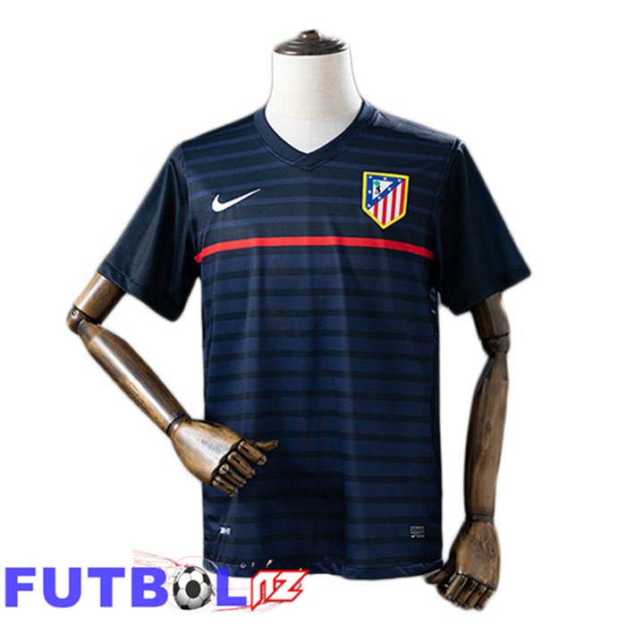 Camisetas De Futbol Atletico Madrid Retro Segunda Azul Real 2011-2012