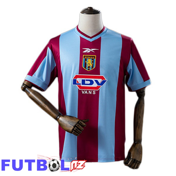 Camisetas De Futbol Aston Villa Retro Primera Marrón 1999-2000
