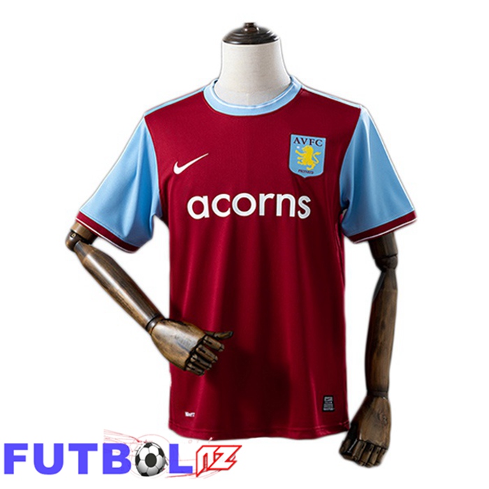 Camisetas De Futbol Aston Villa Retro Primera Marrón 2009-2010