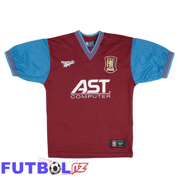 Camisetas De Futbol Aston Villa Retro Primera Marrón 1997-1998