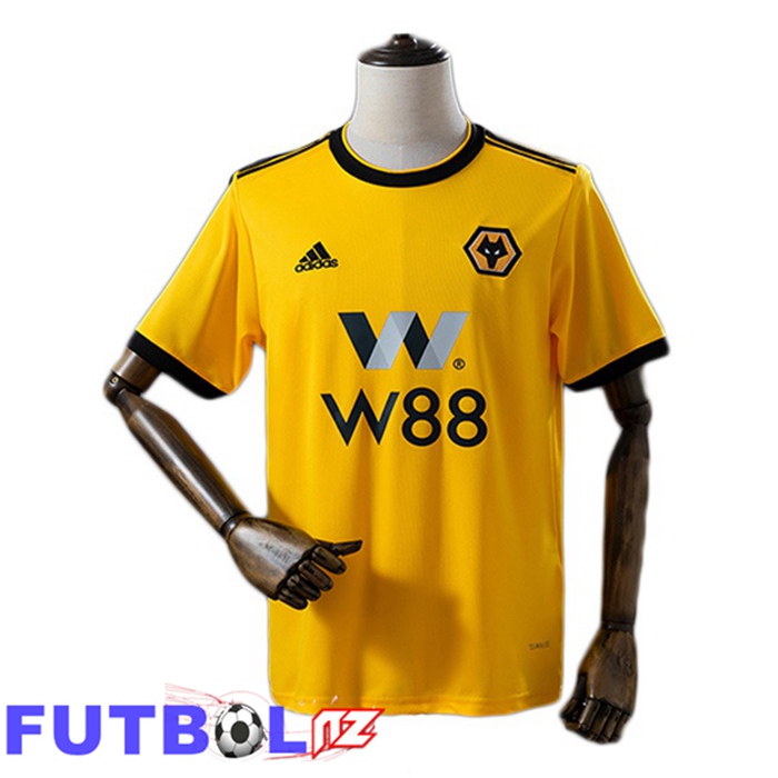 Camisetas De Futbol Wolves Retro Primera Amarillo 2018-2019