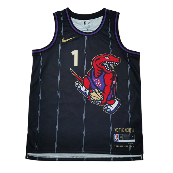 Camiseta Toronto Raptors (McGRADY #1) 2024/2025 Negro