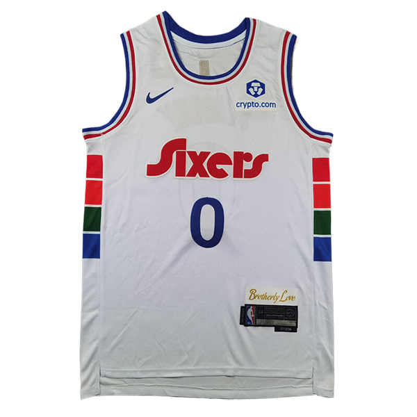 Camiseta Philadelphia 76ers (MAXEY #0) 2024/2025 Blanco