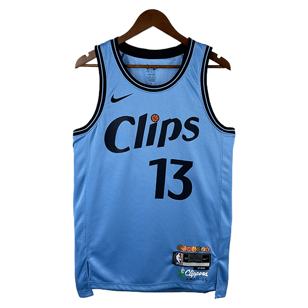 Camiseta Los Angeles Clippers (GEORGE #13) 2024/2025 Azul/Negro