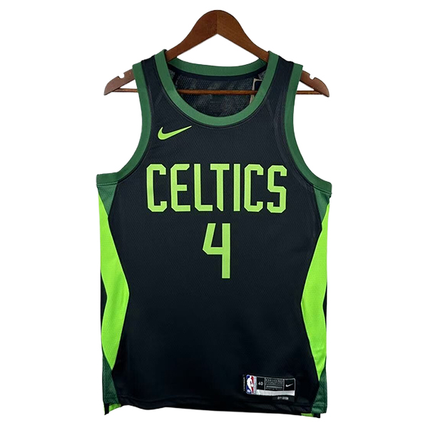 Camiseta Boston Celtics (HOLIDAY #4) 2024/2025 Negro/Verde - MD.3