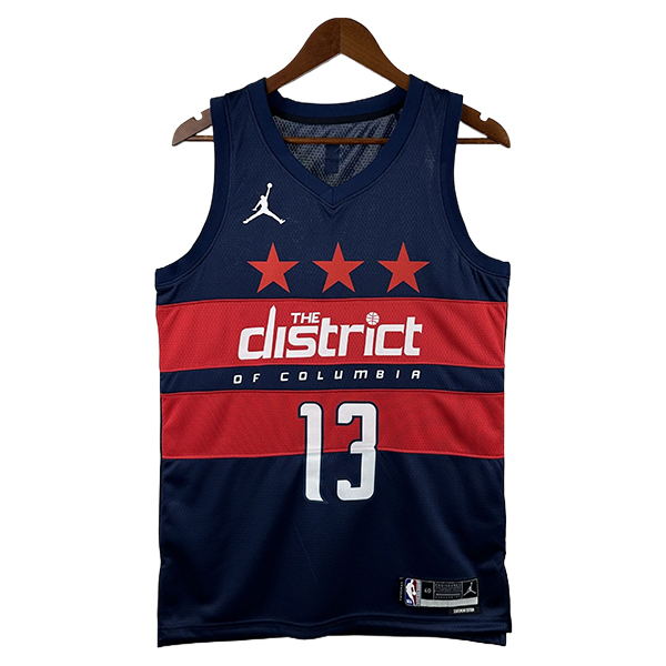 Camiseta Washington Wizards (POOLE #13) 2024/2025 Azul/Rojo