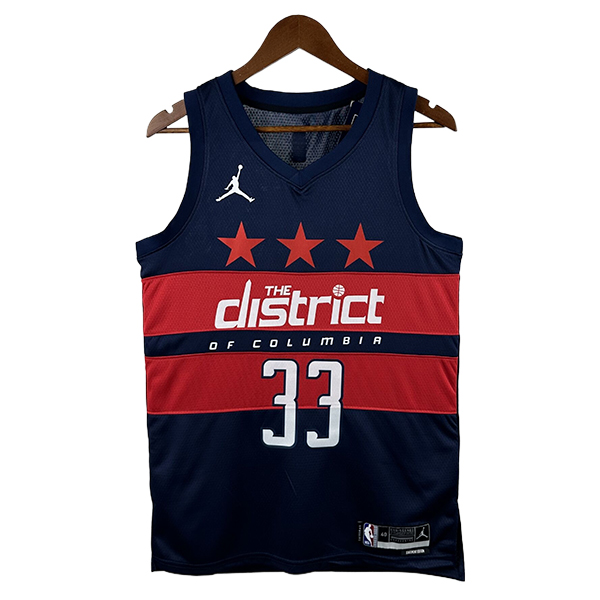 Camiseta Washington Wizards (KUZMA #33) 2024/2025 Azul/Rojo