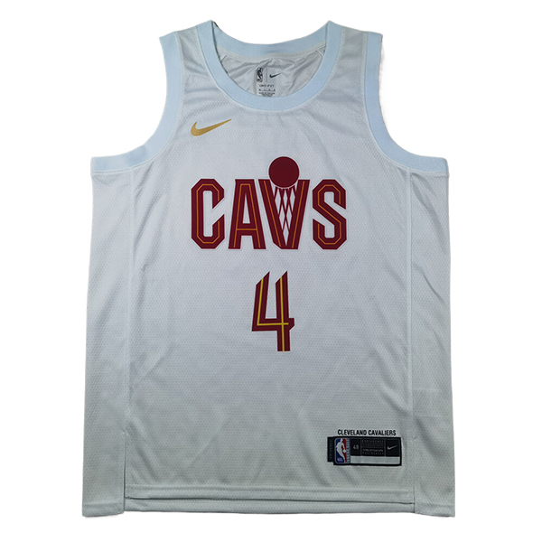 Camiseta Cleveland Cavaliers (MOBLEY #4) 2024/2025 Blanco/Rojo
