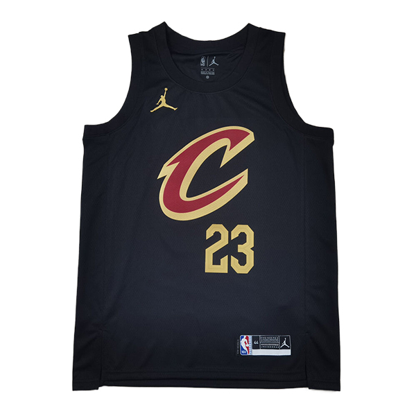 Camiseta Cleveland Cavaliers (JAMES #23) 2024/2025 Negro/Amarillo