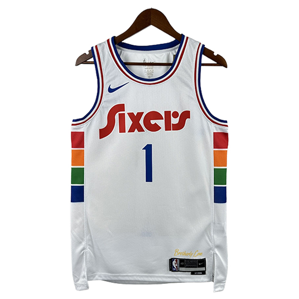 Camiseta Philadelphia 76ers (HARDEN #1) 2024/2025 Blanco