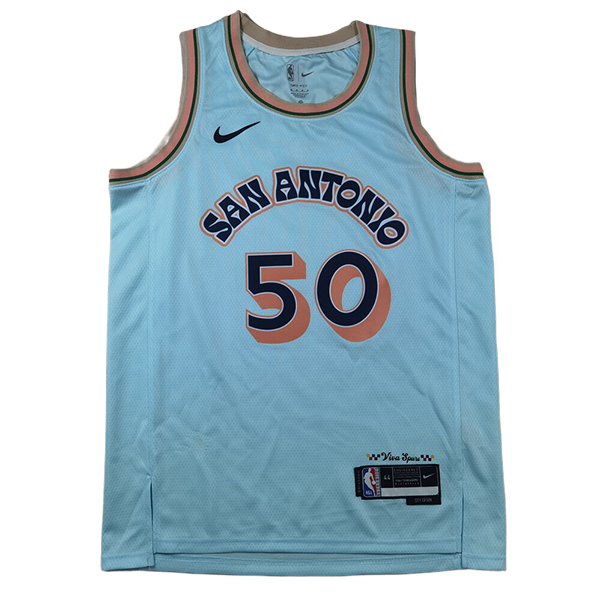 Camiseta San Antonio Spurs (ROBINSON #50) 2025/2026 Azul/Naranja