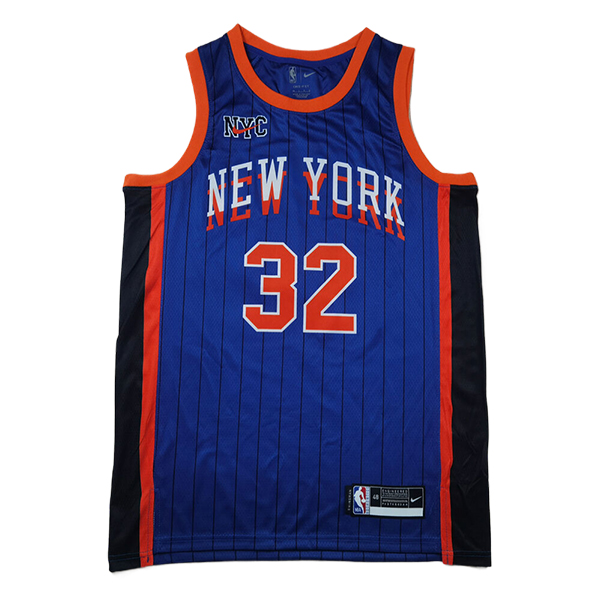 Camiseta New York Knicks (TOWNS #32) 2024/2025 Azul/Negro/Naranja