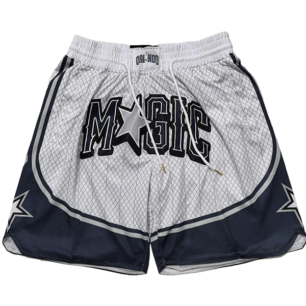 Cortos NBA Orlando Magic 2025/2026 Blanco/Negro