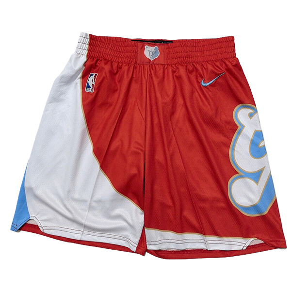 Cortos NBA Memphis Grizzlies 2025/2026 Rojo/Blanco/Azul