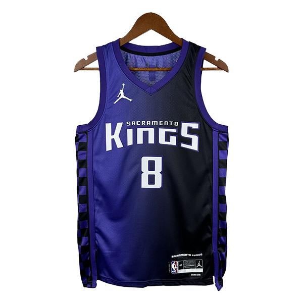 Camiseta Sacramento Kings (LAVINE #8) 2025/2026 Púrpura/Negro