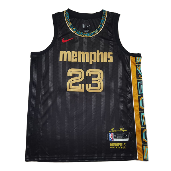 Camiseta Memphis Grizzlies (Rosado #23) 2025/2026 Beige/Naranja/Negro