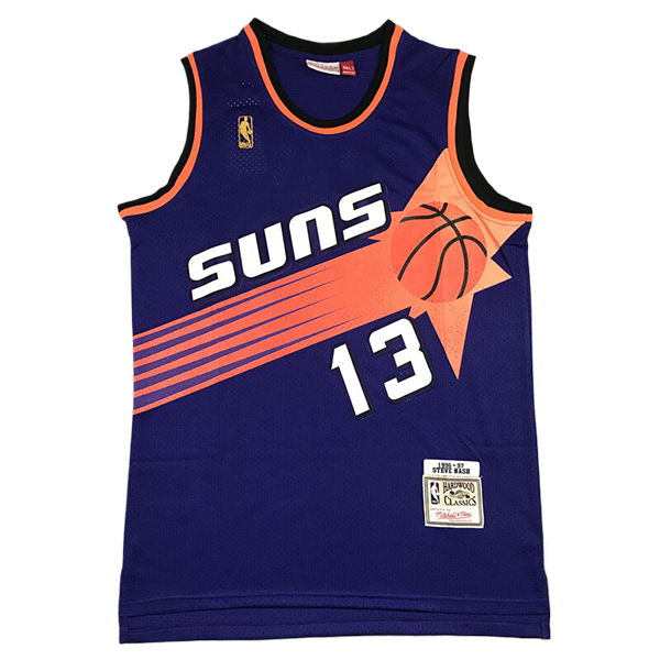 Camiseta Phoenix Suns (NASH #13) 2025/2026 Púrpura/Naranja