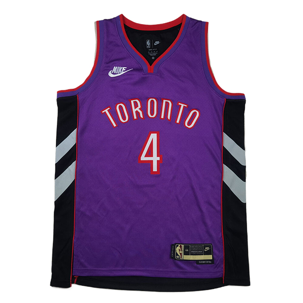 Camiseta Toronto Raptors (BARNES #4) 2025/2026 Púrpura/Negro