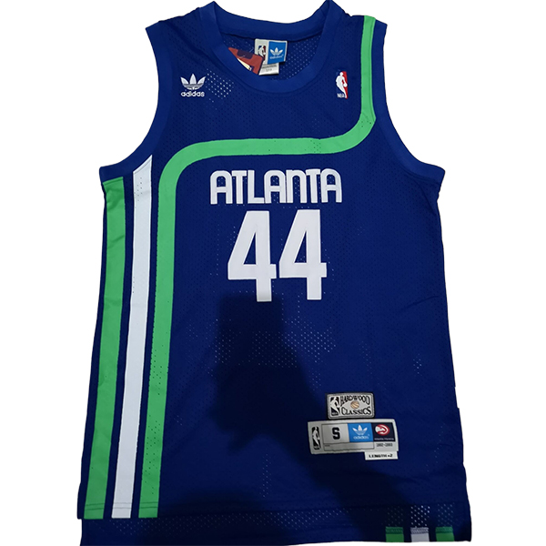 Camiseta Atlanta Hawks (PISTOL #44) 2025/2026 Azul/Verde