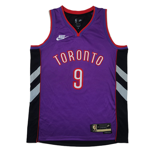 Camiseta Toronto Raptors (BARRETT #9) 2025/2026 Púrpura/Negro
