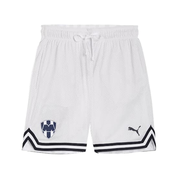 Cortos NBA Monterrey 2025/2026 Blanco/Negro