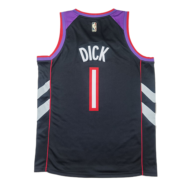 Camiseta Toronto Raptors (DICK #1) 2025/2026 Púrpura/Negro