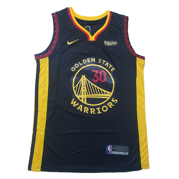 Camiseta Golden State Warriors (CURRY #30) 2025/2026 Negro/Amarillo - MD.2
