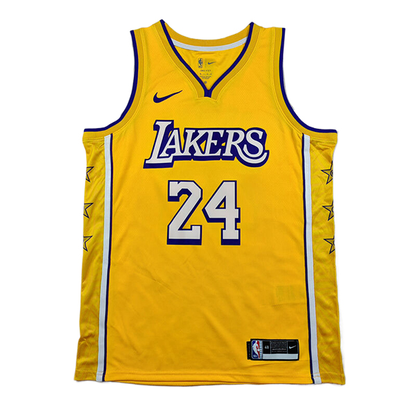 Camiseta Los Angeles Lakers (BRYANT #24) 2025/2026 Amarillo